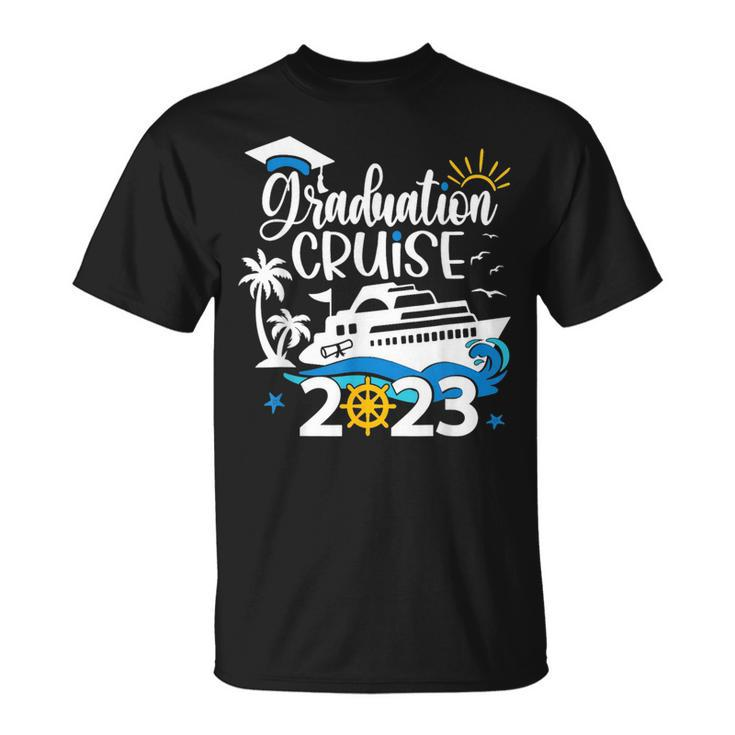 Senior Graduation Trip Cruise 2023 Aw Ship Party Cruise  Unisex T-Shirt