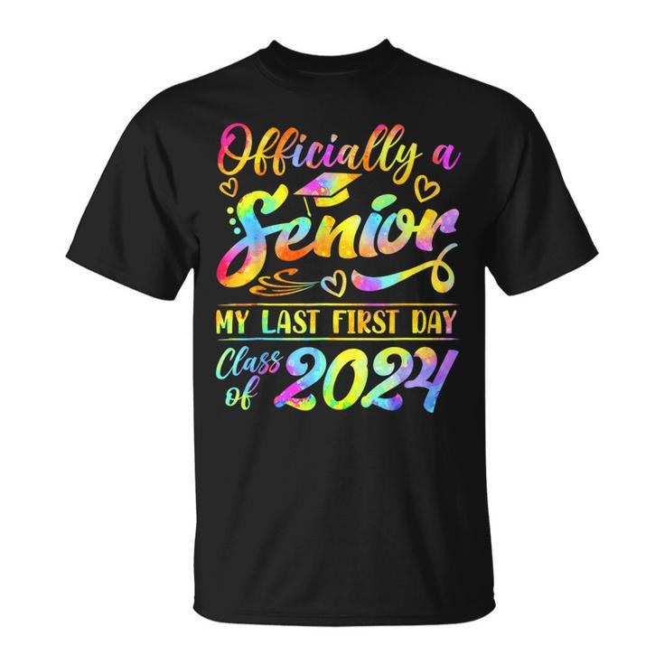 Senior Year 2024 Graduation Class Of 2024 My Last First Day T-Shirt