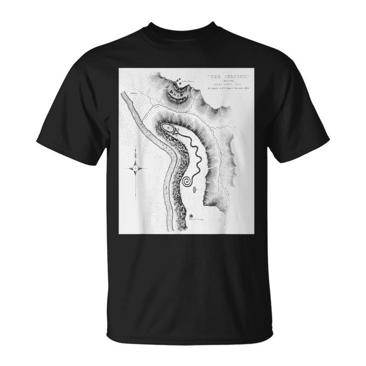 Serpent Mound Fort Ancient Adena Culture Ohio T-Shirt