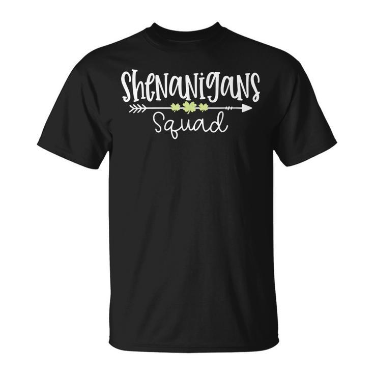 Shenanigans Squad St Patricks Day Matching Group T-shirt - Thegiftio