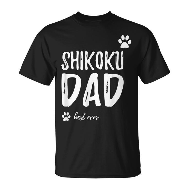 Shikoku Dog Dad Best Ever Idea T-Shirt