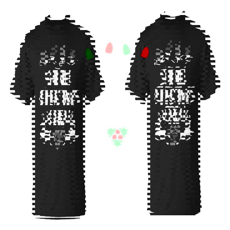 Shine Name Gift Christmas Crew Shine Unisex T-Shirt