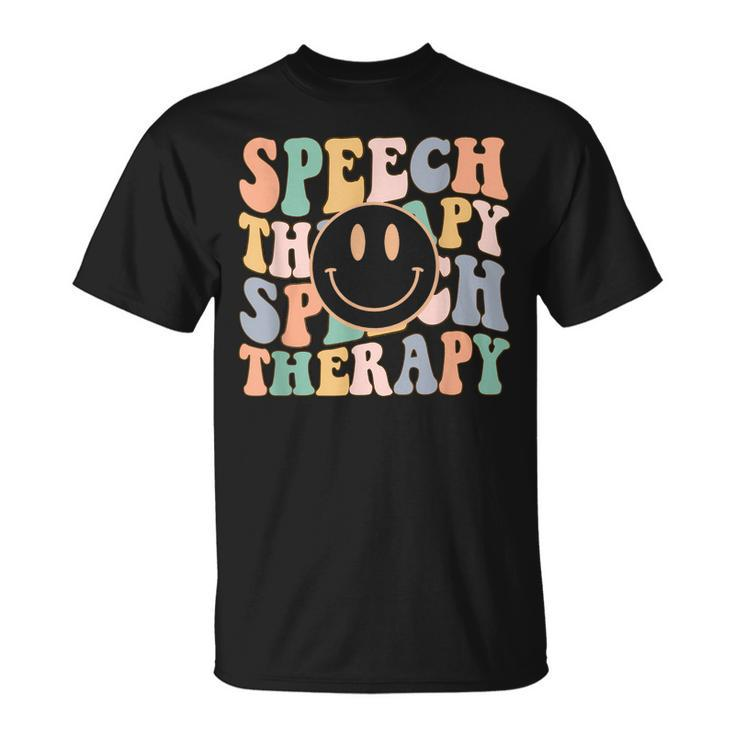 Smile Face Speech Therapy Speech Language Pathologist Slp  Unisex T-Shirt