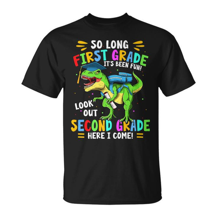So Long 1St Grade Graduation T Rex Dinosaur Unisex T-Shirt