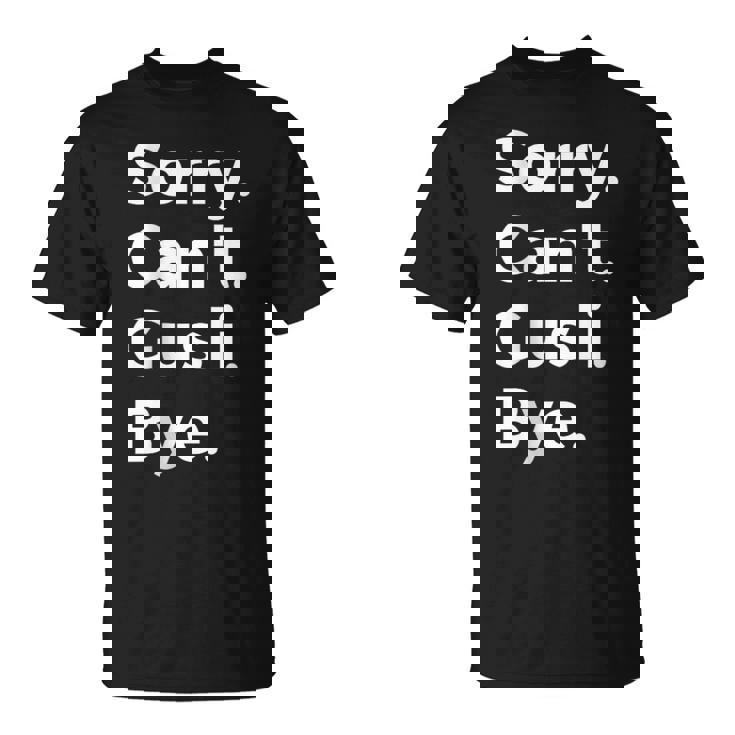 Sorry Can't Gusli Bye Musical Instrument Music Musical T-Shirt