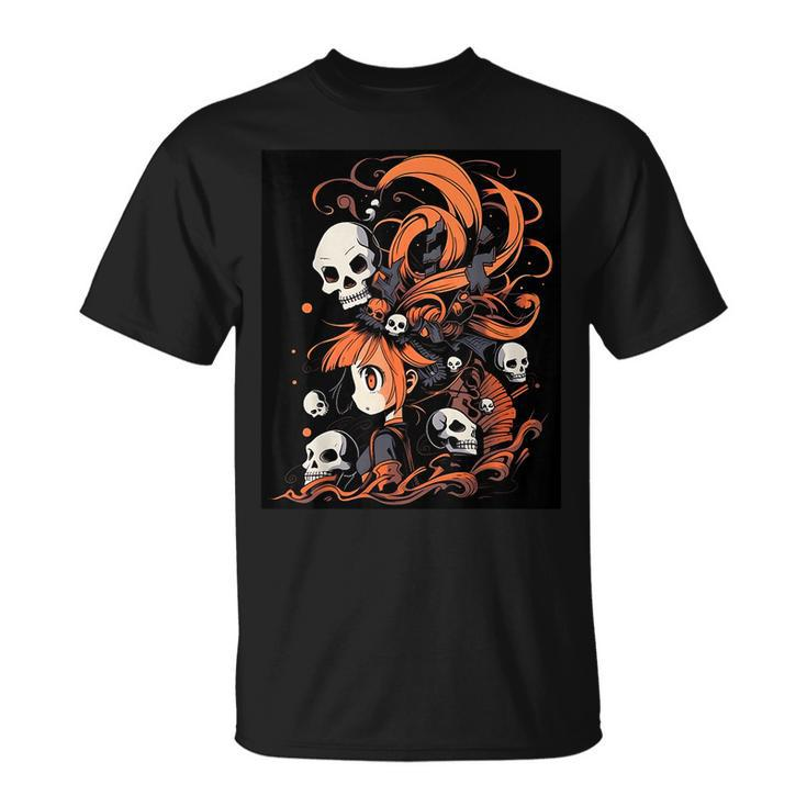 Spellbinding Sorcery Halloween Witch Illustration T-Shirt