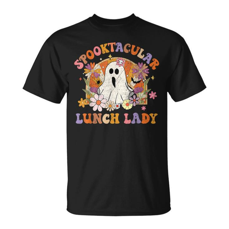 Spooktacular Lunch Lady Happy Halloween Spooky Matching T-Shirt