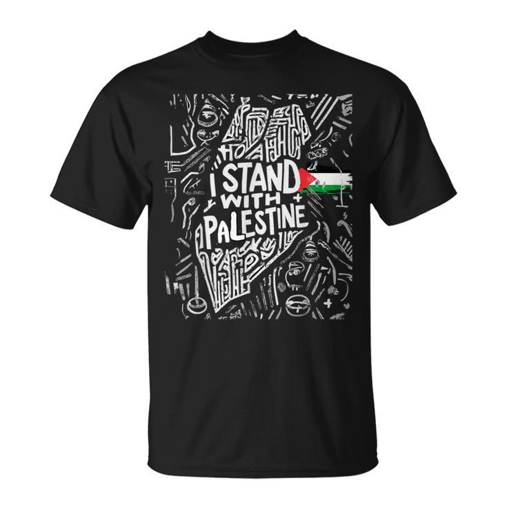 I Stand With Palestine Quote A Free Palestine T-Shirt
