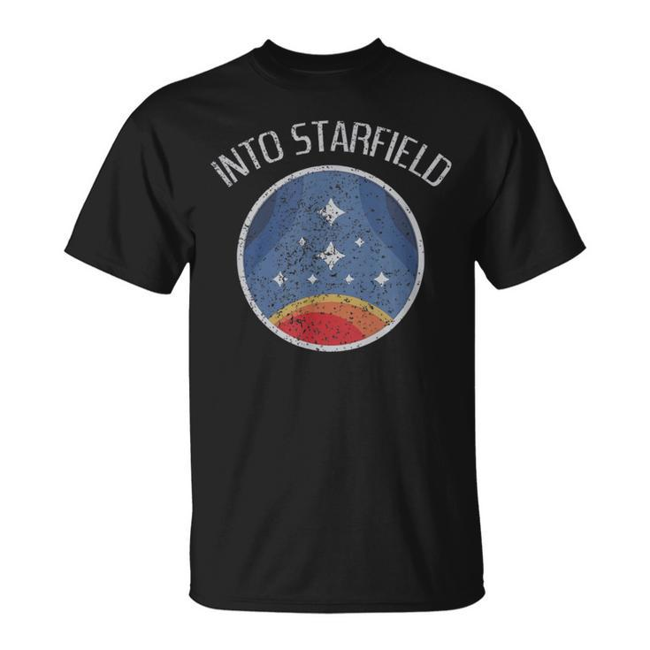 Starfield Star Field Space Galaxy Universe Vintage T-Shirt