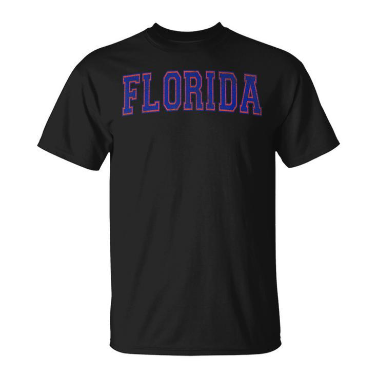 State Of Florida Varsity Distressed T-Shirt