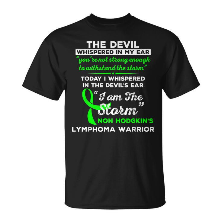I Am The Storm Non Hodgkin's Lymphoma Warrior T-Shirt