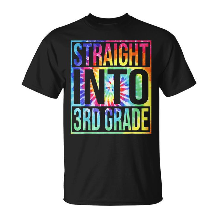 Straight Into 3Rd Grade First Day Of School Back To School  Unisex T-Shirt