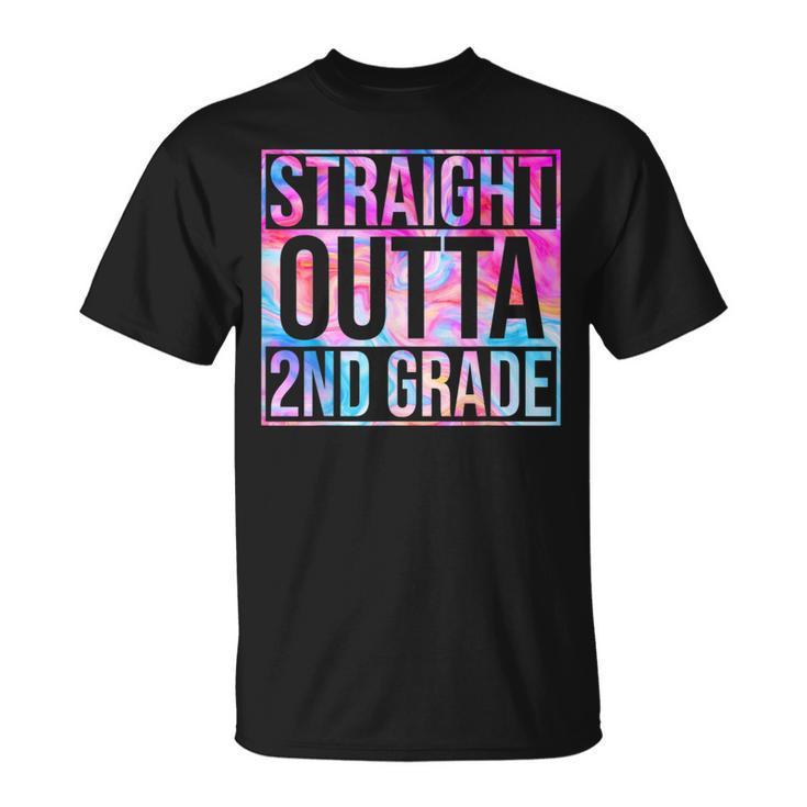 Straight Outta Second Grade 2Nd Grade Back To School  Unisex T-Shirt