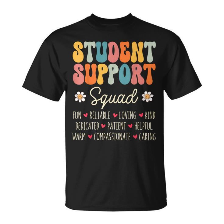Student Support Squad Appreciation Week Back To School T-Shirt