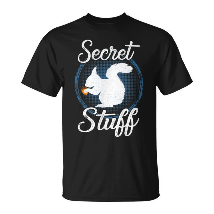 Super Secret Stuff Squirrel Armed Forces T-Shirt