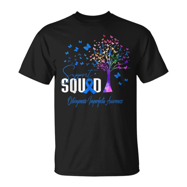 Support Squad For Osteogenesis Imperfecta Awareness Unisex T-Shirt