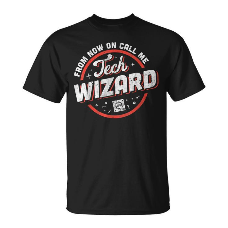 Tech Wizard Computer Repair & It Support T-Shirt