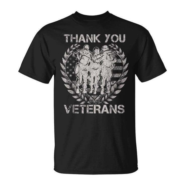 Thank You For Your Service Veteran Memorial Day Military T-Shirt