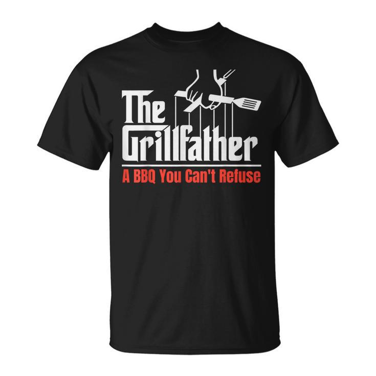 The Grillfather A Bbq You Cant Refuse - Funny Dad Bbq  Unisex T-Shirt