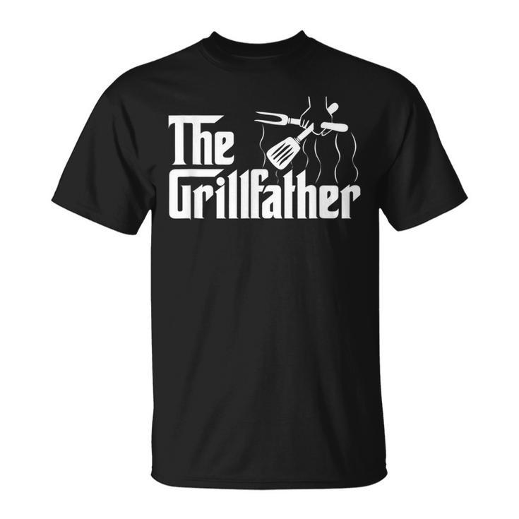 The Grillfather Bbq Grill & Smoker Barbecue Chef  Unisex T-Shirt