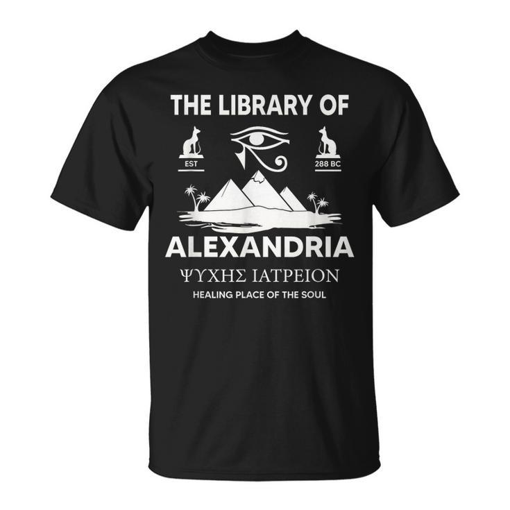 The Library Of Alexandria  - Ancient Egyptian Library  Unisex T-Shirt