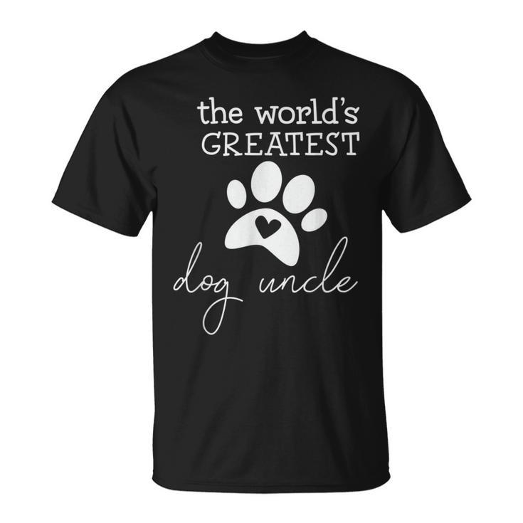 The Worlds Greatest Dog Uncle  Unisex T-Shirt
