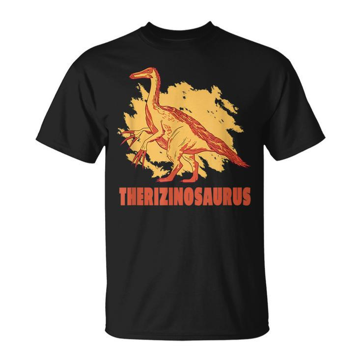 Therizinosaurus Scary Dinosaur Mr Mitts  Unisex T-Shirt