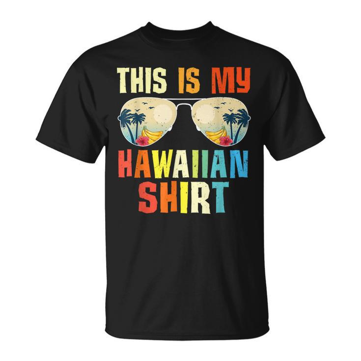 This Is My Hawaiian  Tropical Summer Party Hawaii  Unisex T-Shirt