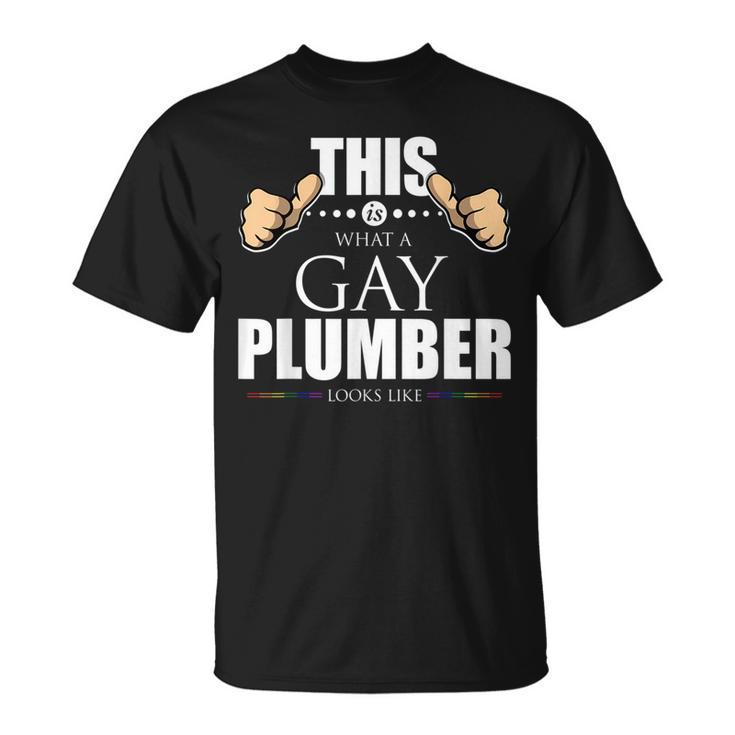 This Is What A Gay Plumber Looks Like Lgbt Pride  Unisex T-Shirt