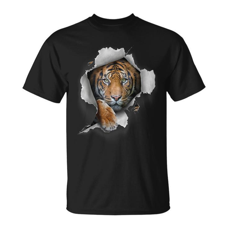 Tiger Bengal Tiger Safari Animal Big Cat Zoo Tiger T-Shirt