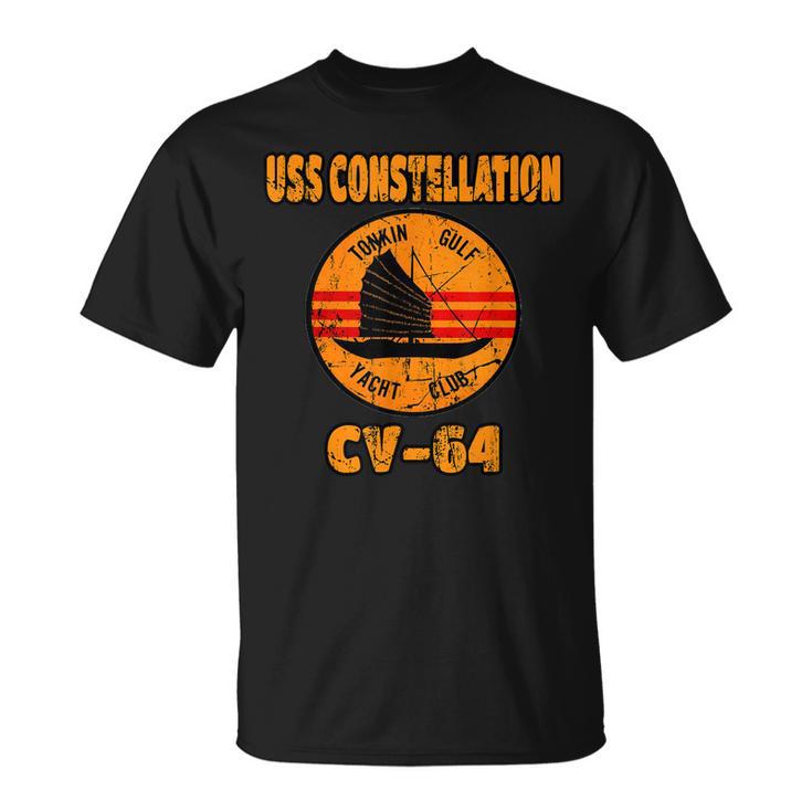 Tonkin Gulf Yacht Club Uss Constellation Cv64 War Veteran Unisex T ...