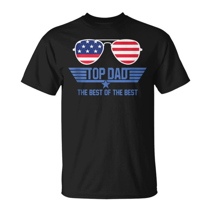 Top Dad The Best Of The Best Cool 80S 1980S Fathers Day  Unisex T-Shirt