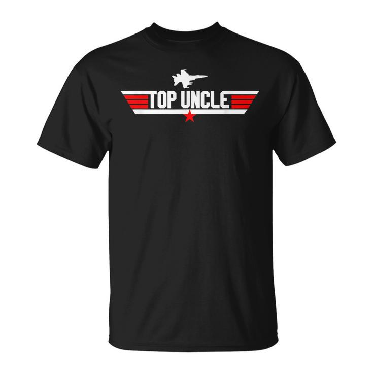 Top Uncle Funny Fathers Day Uncle Gifts Unisex T-Shirt