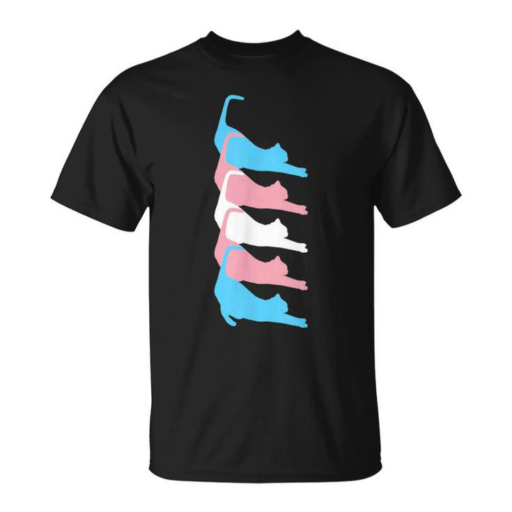 Transgender Flag Trans Pride Cat Lover Ftm Mtf  Unisex T-Shirt