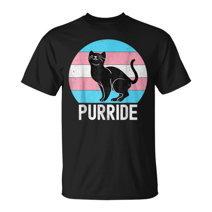 Transgender Flag Trans Pride Ftm Mtf Cat Lover  Unisex T-Shirt