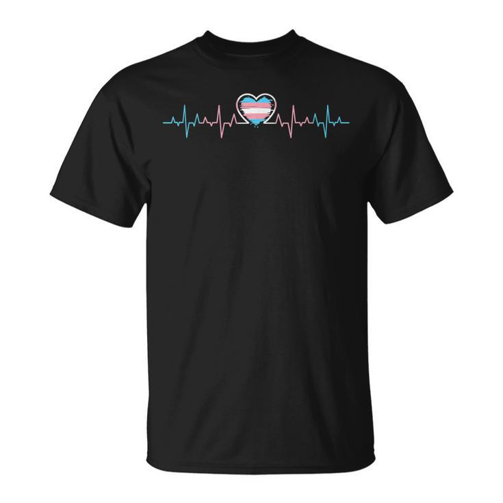 Transgender Heartbeat - Transgender Gift Trans Pride Outfit  Unisex T-Shirt