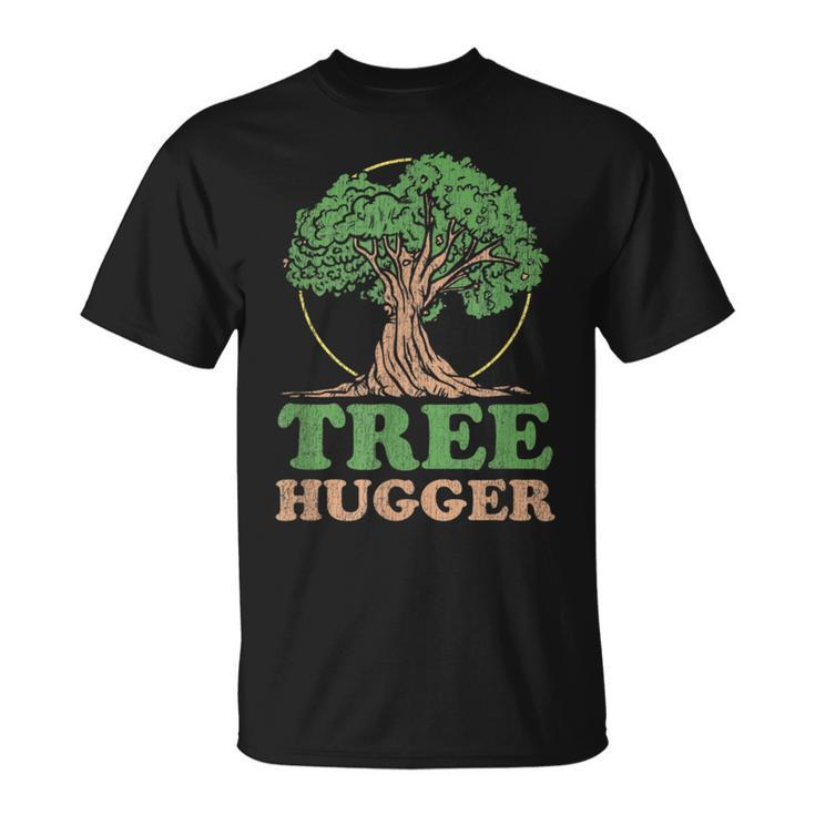 Tree Hugger Retro Vintage Environmental Nature Lover  Unisex T-Shirt