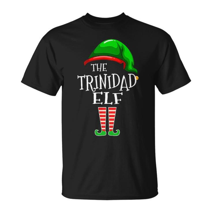 Trinidad Name Gift The Trinidad Elf Christmas Unisex T-Shirt
