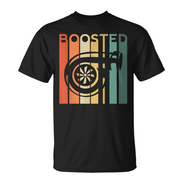 Turbo Car Boost Boosted Turbocharger Lag Retro Race T-Shirt