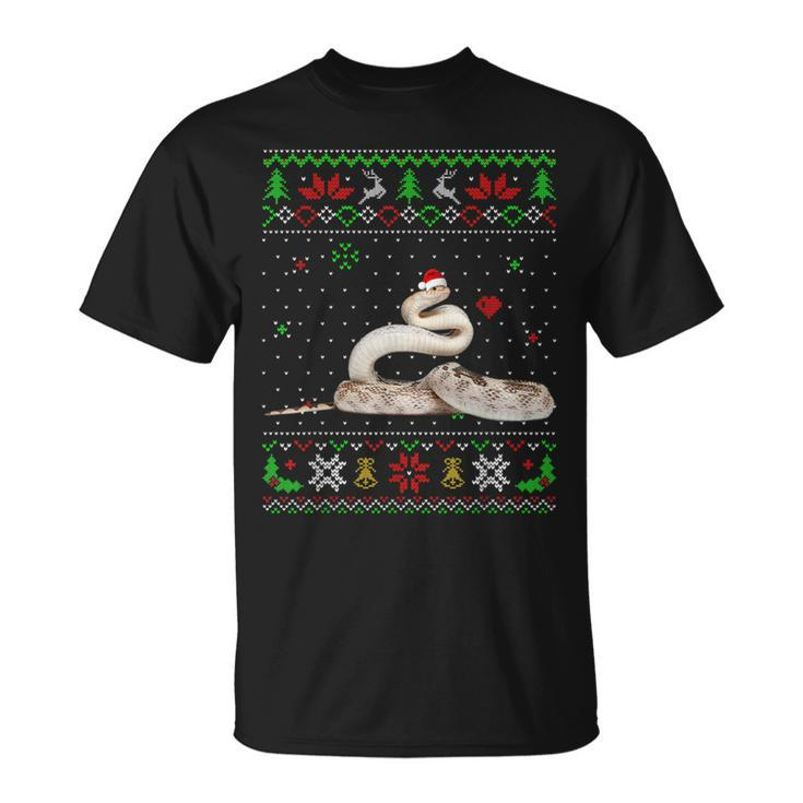 Ugly Christmas Pajama Sweater Snake Animals Lover T-Shirt