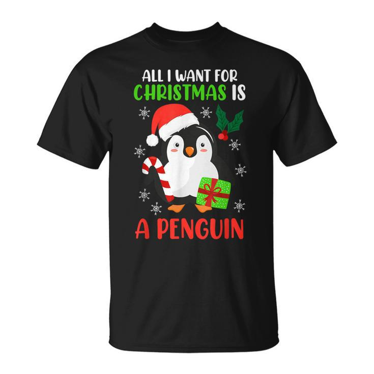 Ugly Christmas Penguin Christmas T-Shirt
