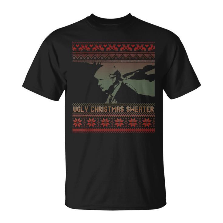 Ugly Christmas Sweater Trump T-Shirt