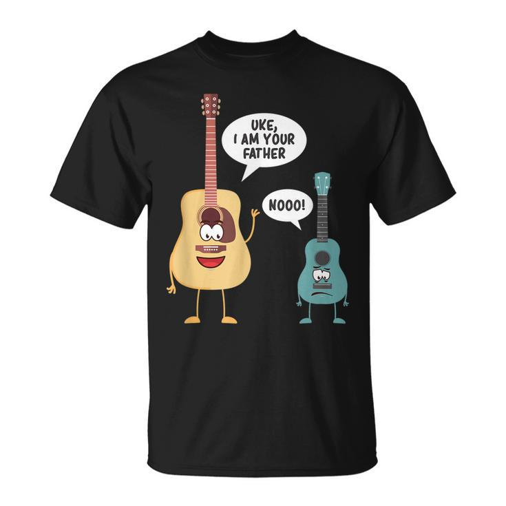 Uke I Am Your Father | Ukulele Guitar Music  Unisex T-Shirt