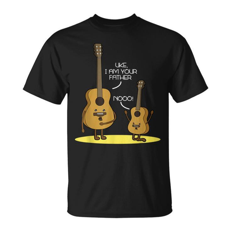 Uke I Am Your Father Ukulele Funny Guitar Music  Unisex T-Shirt