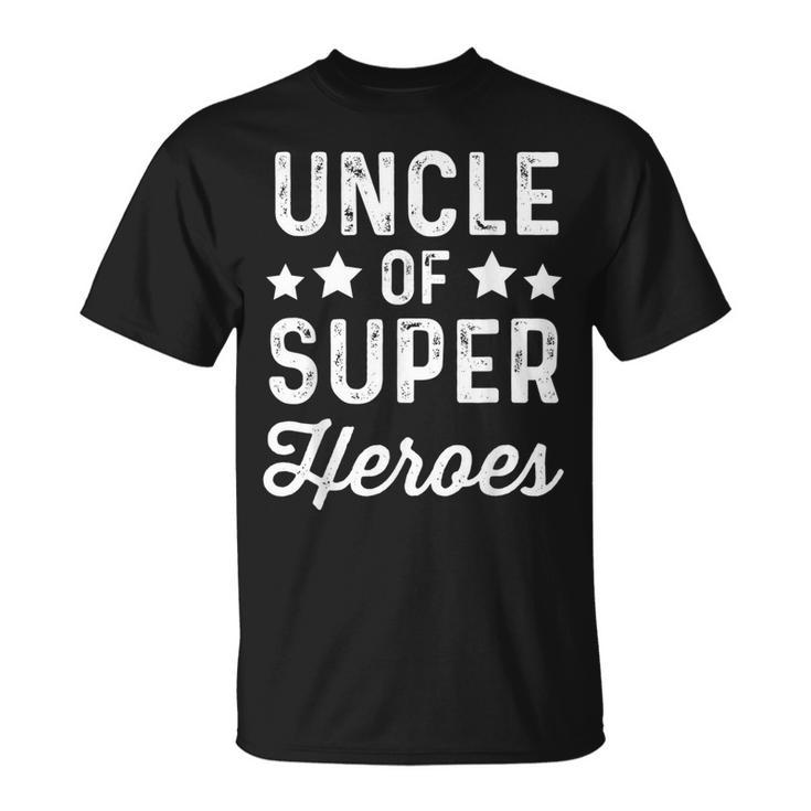 Uncle Super Heroes  Superhero T-Shirt