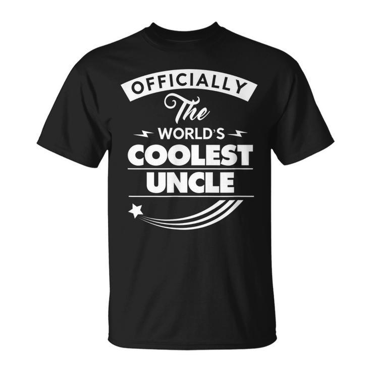 Uncle  Worlds Coolest Uncle  Unisex T-Shirt