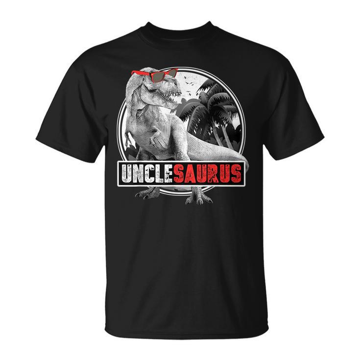 Unclesaurus  T Rex Dinosaur Uncle Saurus Matching  Unisex T-Shirt