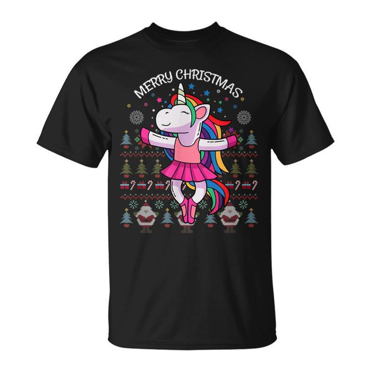 Unicorn Ugly Christmas Sweater For X-Mas T-Shirt