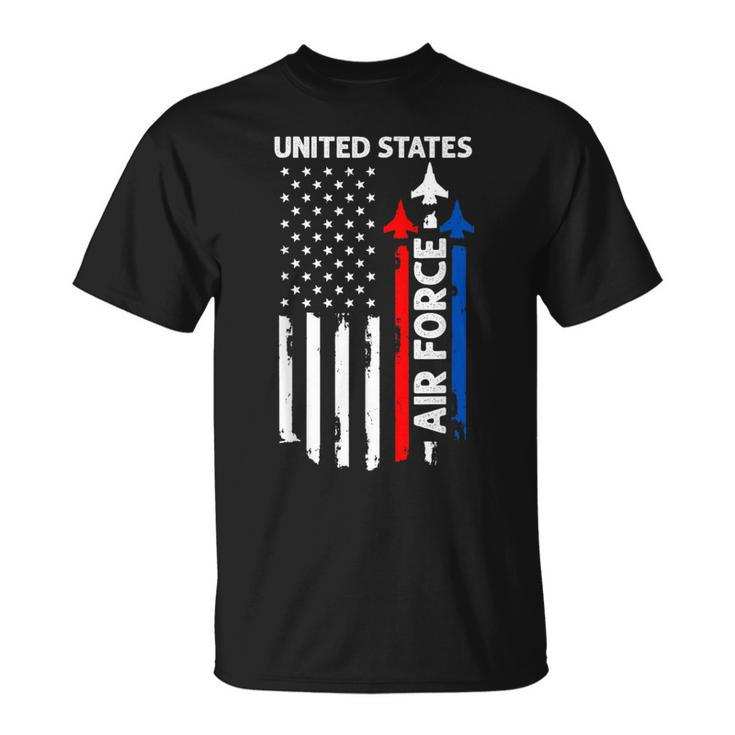 United States Air Force American Usa Flag July 4Th Patriotic T-Shirt