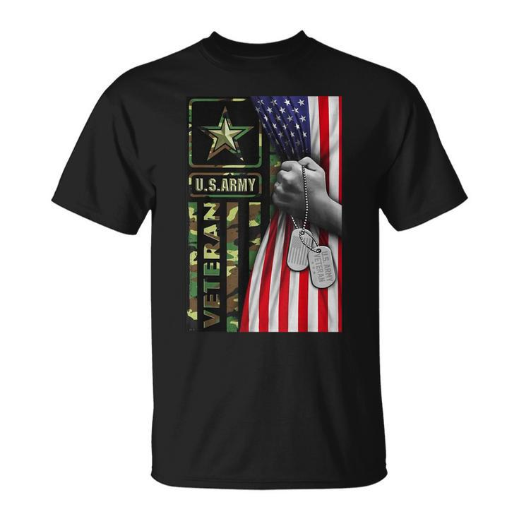 United States Army Veteran Flag Soldier Military Us Army  Unisex T-Shirt